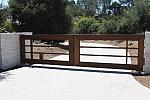 Mahogany Wood Gates