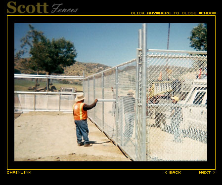 GALVANIZED CHAIN LINK WAP ANIMAL PENS