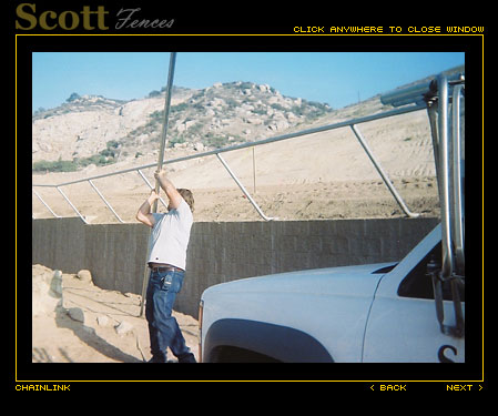 WILD ANIMAL PARK CHAIN LINK FENCE ON K-RAIL
