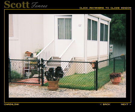 BLACK VINYL CHAIN LINK FENCE