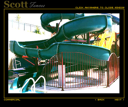 CUSTOM IRON FENCE IN PLAYGROUND IN DELMAR
