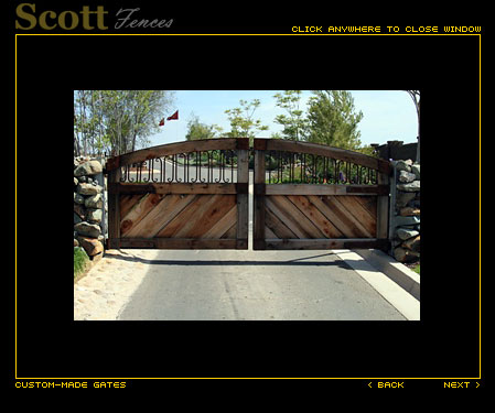 DRIVEWAY AUTOMATIC ENTRANCE GATE