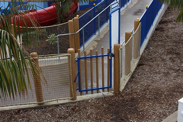 Legoland Water Park Gate and Wrought Iron Fence