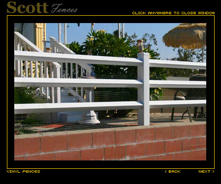 SPLIT RAIL VINYL FENCING