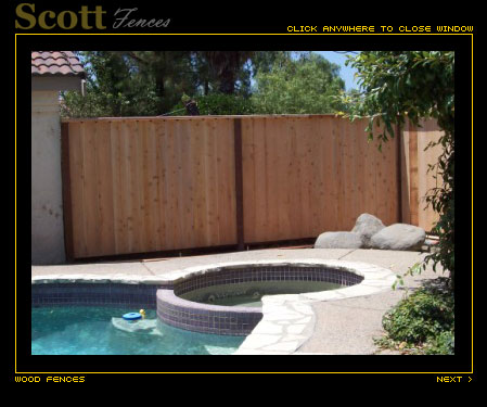 PICTURE FRAME CEDAR WOOD FENCE