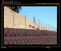 CABLE FENCE ON WALL