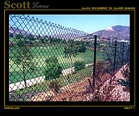BLACK VINYL CHAIN LINK BRIDGES OF RANCHO SANTA FE