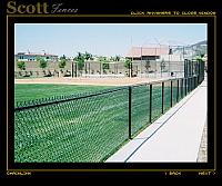 BASEBALL FIELD BACKSTOP AND FENCING BLACK MOUNTAIN RANCH