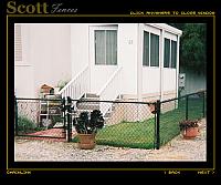 BLACK VINYL CHAIN LINK FENCE