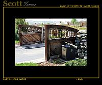 AUTOMATIC WOOD AND IRON DRIVEWAY GATES