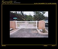 ENTRY AUTO GATES WITH GATE OPERATORS