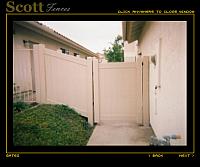 TAN VINYL WALK GATE