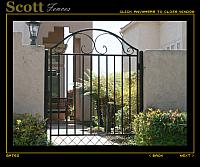 IRON COURTYARD ENTRANCE GATE