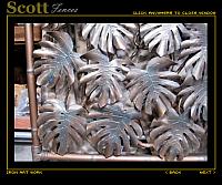 IRON BAMBOO AND LEAF GATE