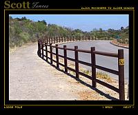 SHAW VALLEY ROAD-LODGE POLE FENCE