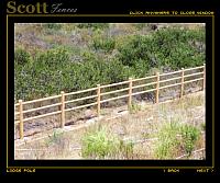 LODGE POLE FENCE