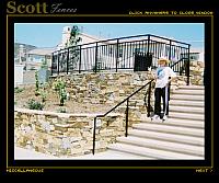 DELANA CUTAIA PAINTING HAND RAIL & GUARD RAIL @ BLACK MOUNTAIN RANCH
