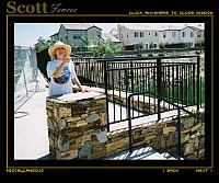 DELANA CUTAIA PAINTING HAND RAIL & GUARD RAIL @ BLACK MOUNTAIN RANCH