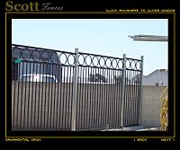 FENCING WITH CIRCLE DESIGN