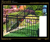 CUSTOM DOUBLE TOP RAIL FENCE