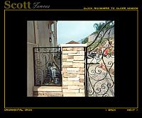 SCROLL DESIGN IRON GATE & PANEL