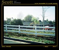 THREE RAIL VINYL FENCING