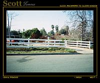 THREE RAIL VINYL FENCING