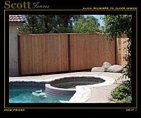 PICTURE FRAME CEDAR WOOD FENCE