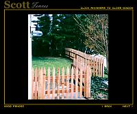 WOOD PICKET FENCE