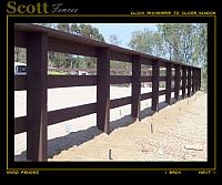 WOOD HORSE CORRAL FENCING