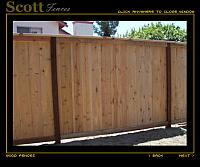 PICTURE FRAME CEDAR WOOD FENCE