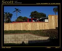PICTURE FRAME CEDAR WOOD FENCE