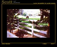 HORSE CORRAL WOOD FENCE