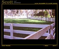 HORSE CORRAL WOOD FENCE