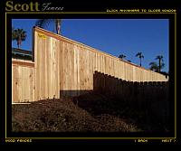 PICTURE FRAME CEDAR WOOD FENCE